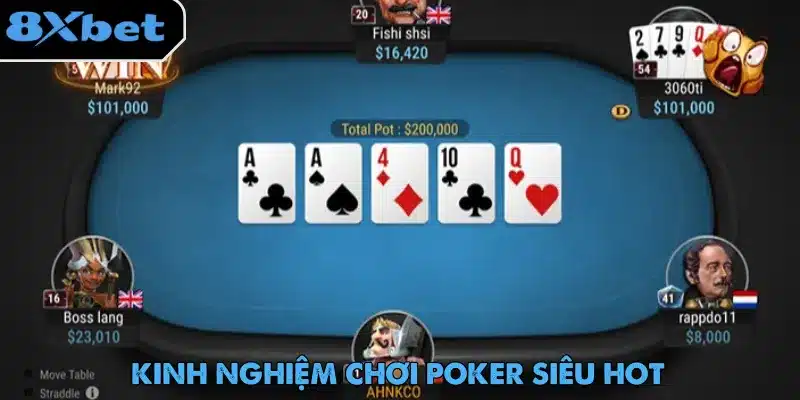 Thứ Tự Poker - Chỉ Dẫn Dành Cho Người Mới Bắt Đầu 4 Thứ tự Poker và những mẹo hay dành cho người mới tham gia trải nghiệm